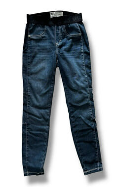 New MAC Thermo Denim Sporty Pull-on Jeans Dark Blue 36 / OL